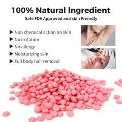 European Brazilian Pearl Waxing Beans with Silicone Bowl Replacement