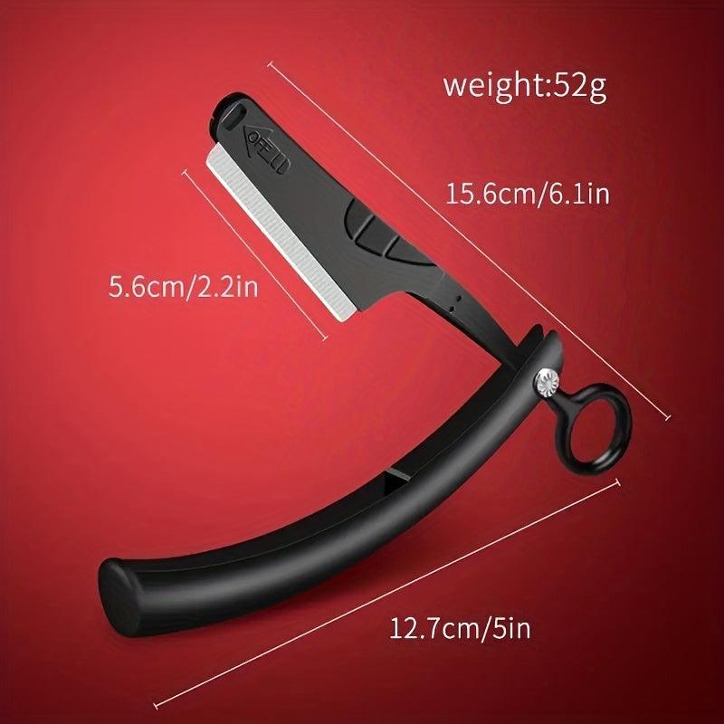 Professional Barber Straight Edge Razor With 20 Replacement Blades