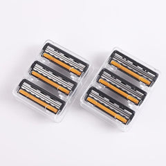 Three Layer Blade Safety Razor Handle 9pcs