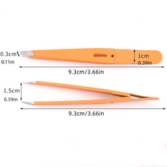 Colorful Eyebrow Tweezers Stainless Steel For Ingrown Hair
