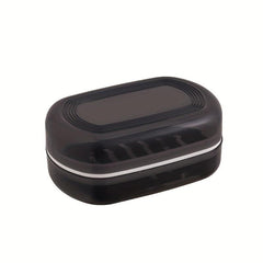 Leak Proof Travel Soap Box with Detachable Drainage Layer - 1 Pack