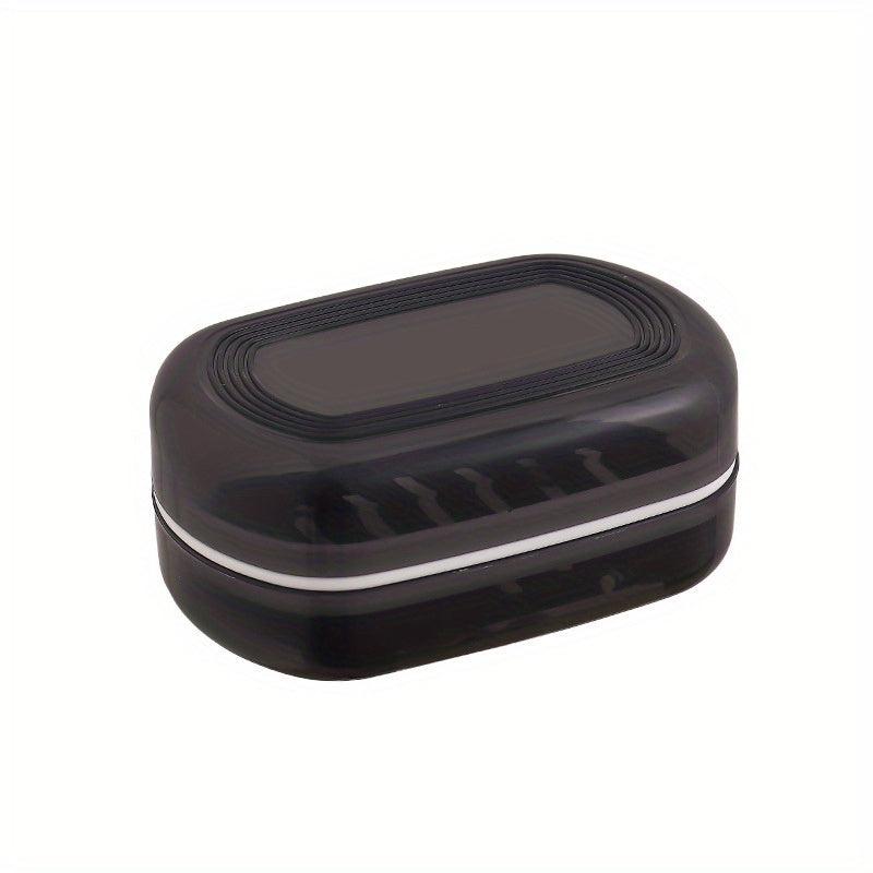 Leak Proof Travel Soap Box with Detachable Drainage Layer - 1 Pack