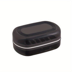 Leak Proof Travel Soap Box with Detachable Drainage Layer - 1 Pack