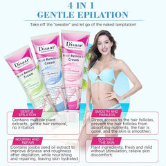 Hair Removal Cream for Leg Arm Armpit Hair Painless Remover Cream