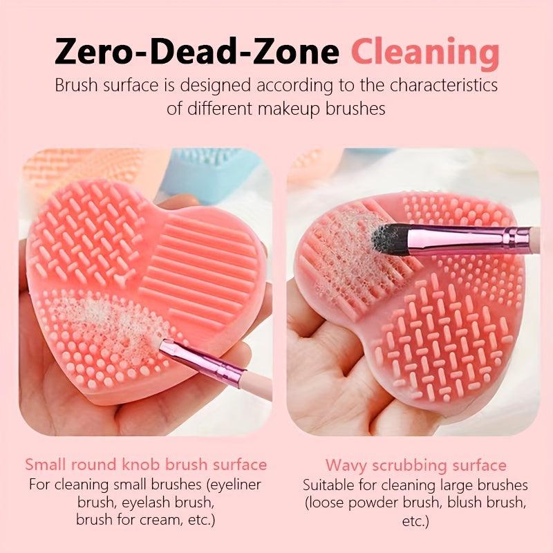 Silicone Makeup Brush Cleaner - Efficiently Cleans, Leaves Brushes Soft