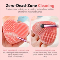 Silicone Makeup Brush Cleaner - Efficiently Cleans, Leaves Brushes Soft