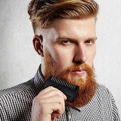 Wooden Beard Comb For Men Dual Action Hair Comb For Beard