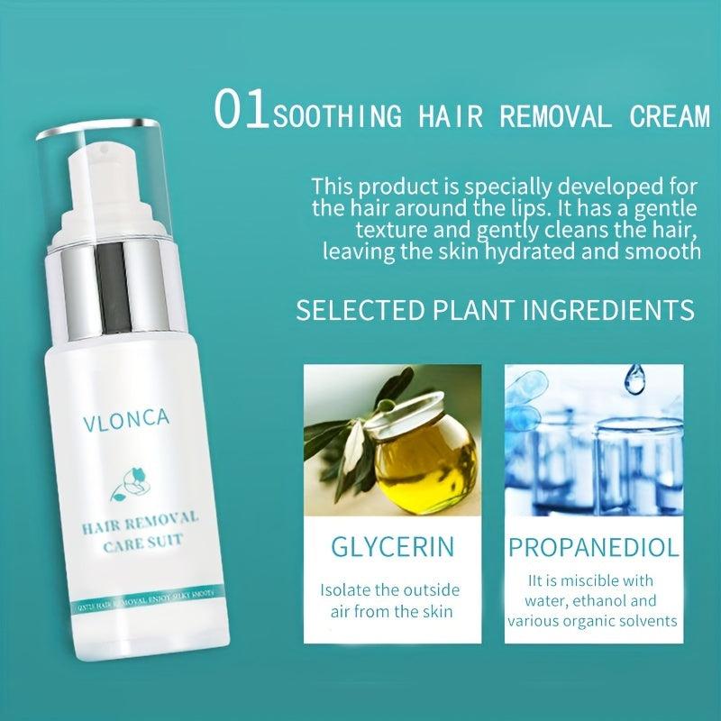 Gentle Lip Hair Removal Cream for Smooth and Delicate Skin