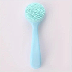 2pcs Skin Massage Brush Exfoliating Facial For Deep Cleaning Care Pink