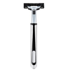Retro Wet Shaving Razor with 6 Blades Stainless Steel Blade