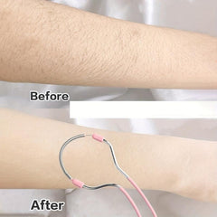 Spring Facial Hair Remover Women Stainless Steel Portable Epilator