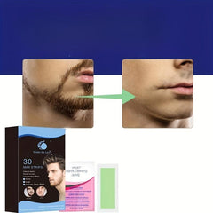 Hair Removal Wax Strips 30/50 Counts Painless Body Wax Strip For Women & Men