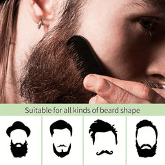 Professional Foldable Wide Tooth Comb with Mini Beard Comb