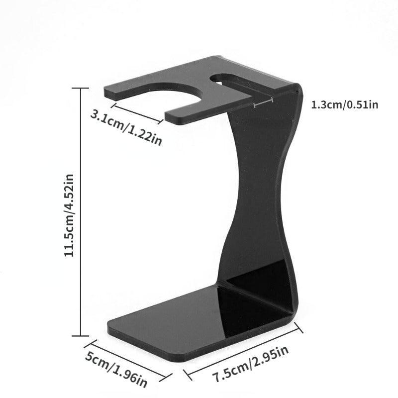 Acrylic Shaving Razor Brush Holder Stand Men's Shaving Razor Brush Stand