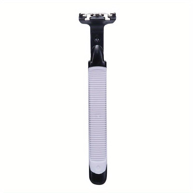 Stainless Steel Men Razor Face Care Tool Handle Blades