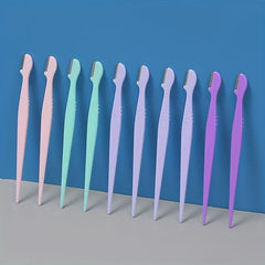 10 pcs Precision Eyebrow Razor - Shape and Trim Your Eyebrows with Ease