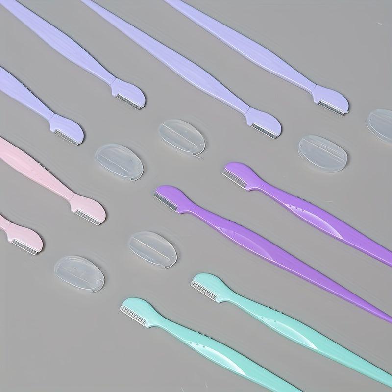 10 pcs Precision Eyebrow Razor - Shape and Trim Your Eyebrows with Ease