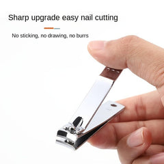 Beveled Edge Stainless Steel Nail Clippers for Precise Cutting and Cuticle Care
