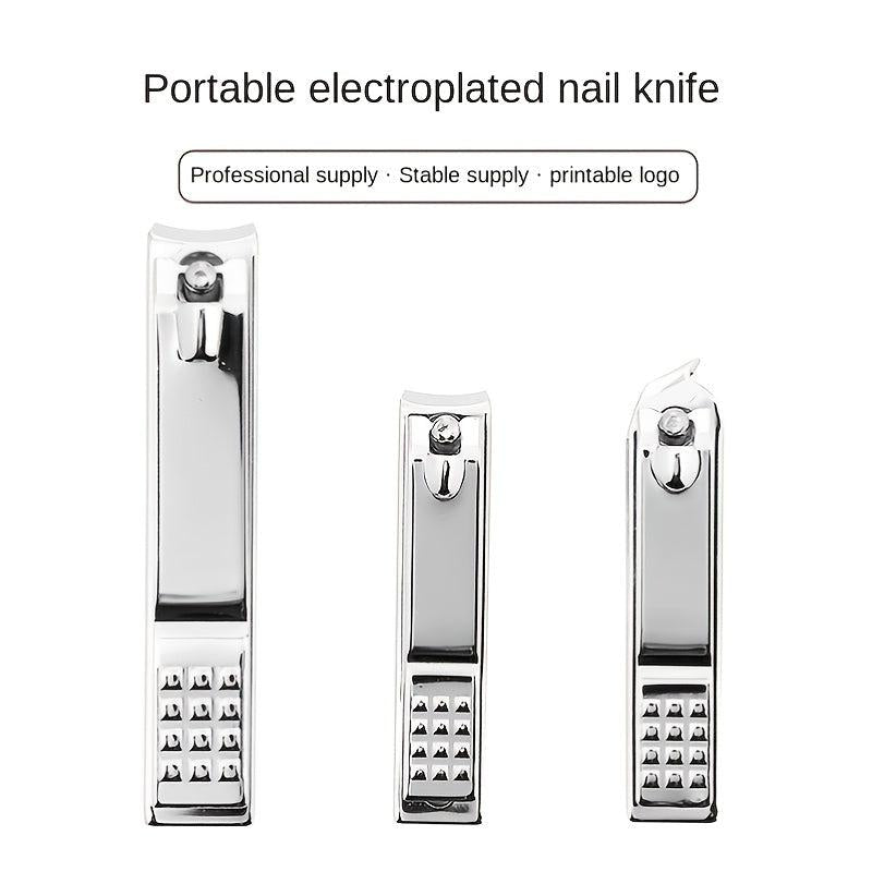Beveled Edge Stainless Steel Nail Clippers for Precise Cutting and Cuticle Care