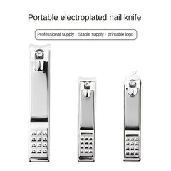 Beveled Edge Stainless Steel Nail Clippers for Precise Cutting and Cuticle Care
