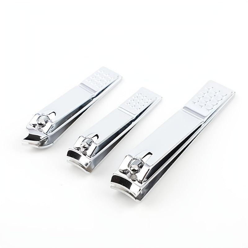 Beveled Edge Stainless Steel Nail Clippers for Precise Cutting and Cuticle Care