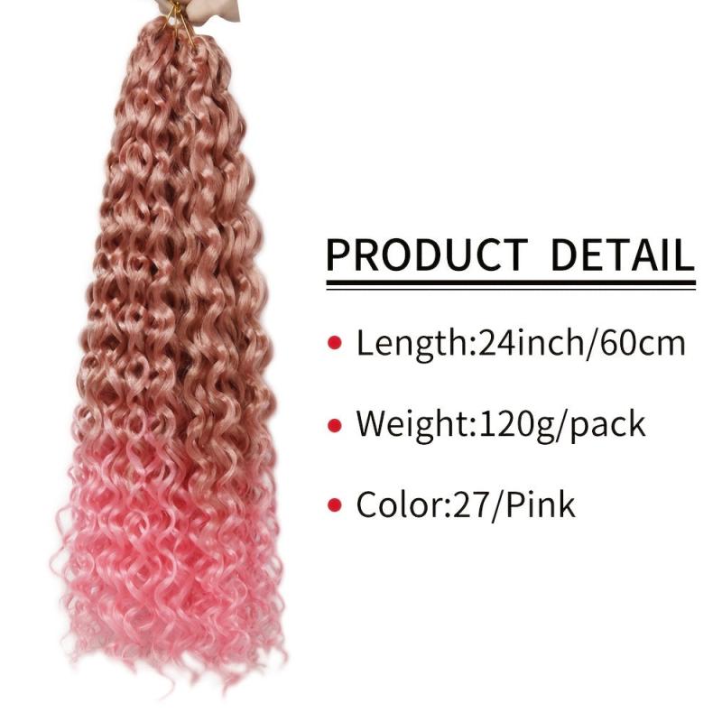 Ombre Braiding Wig Ocean Wave Crochet Hair Natural Wave Crochet Hair Braids