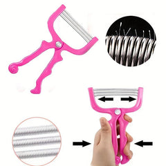 Portable Spring Facial Threading Epilator for Smooth Skin