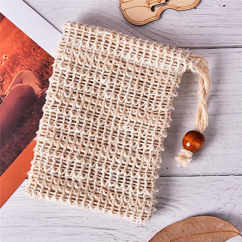 Sisal Soap Saver Pouch: Skin-Friendly & Durable