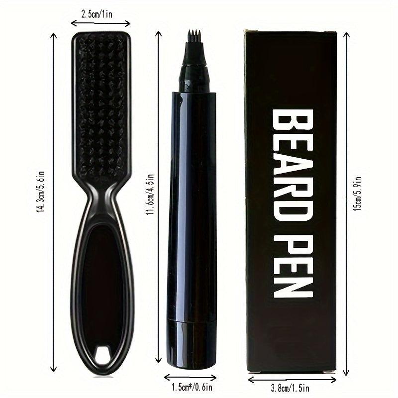 Beard Pencil Filler Meliza Waterproof Sweat Proof Long Lasting Natural Finish