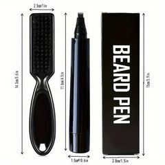 Beard Pencil Filler Meliza Waterproof Sweat Proof Long Lasting Natural Finish
