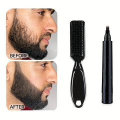 Beard Pencil Filler Meliza Waterproof Sweat Proof Long Lasting Natural Finish