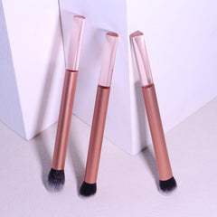 3pc Eye Shadow Brush Set for Makeup Beginners