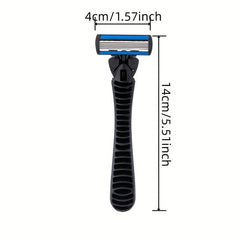 6-Layer Safety Razor Shaving Set with Stainless Steel Blades