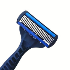 6-Layer Safety Razor Shaving Set with Stainless Steel Blades