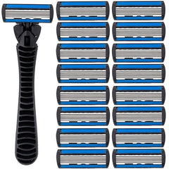 6-Layer Safety Razor Shaving Set with Stainless Steel Blades