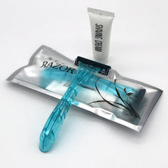 Disposable Razor Kit with Shave Cream - Twin Blade Razor