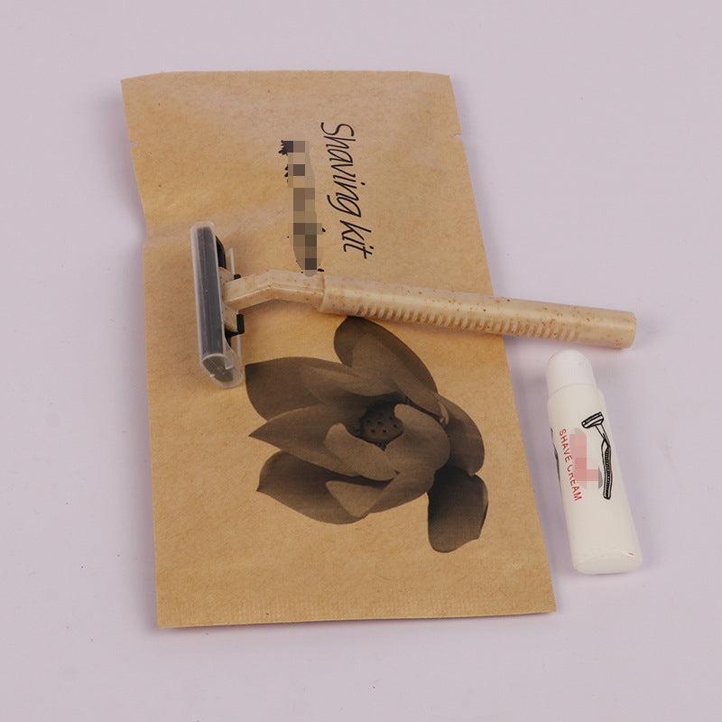 Disposable Razor Kit with Shave Cream - Twin Blade Razor