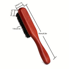 Bristles Beard Grooming Brush - Straightens & Promotes Beard Growth