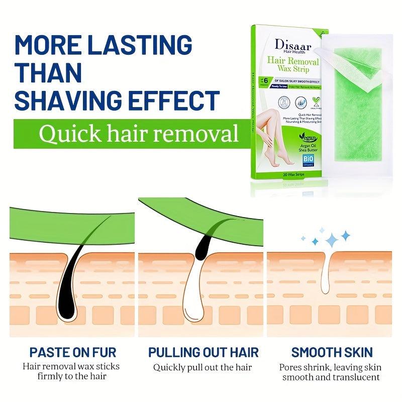 Waxing Strips: Smooth & Effective Wax for Legs, Underarms, Bikini