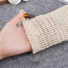 5 Pack Natural Fiber Soap Bags for Foaming and Drying Soap