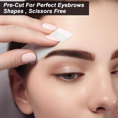Charmonic Eyebrow Wax Strips 160 Count for Face Hair Removal