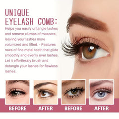 2-In-1 Eyelash Curler & Comb Set Beauty Makeup Tool
