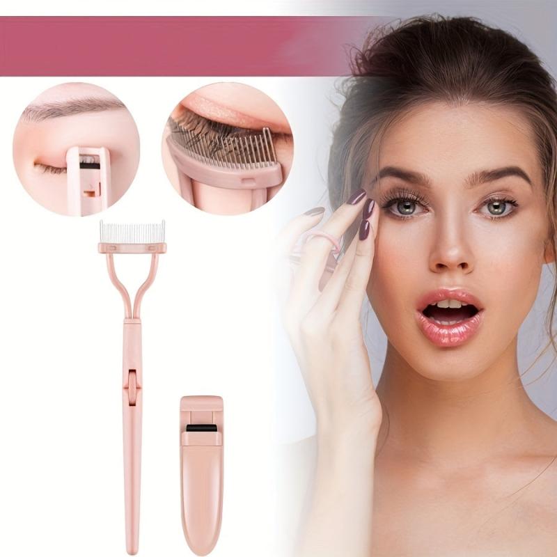 2-In-1 Eyelash Curler & Comb Set Beauty Makeup Tool