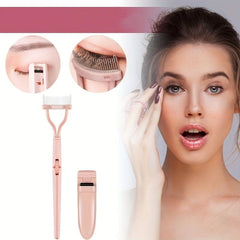 2-In-1 Eyelash Curler & Comb Set Beauty Makeup Tool