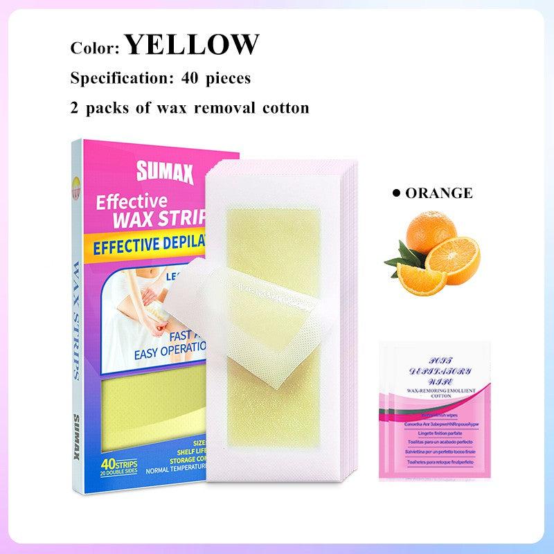 40 Hair Wax Removal Strips - Double Sided Paper - Hair Removal Beauty Tools
