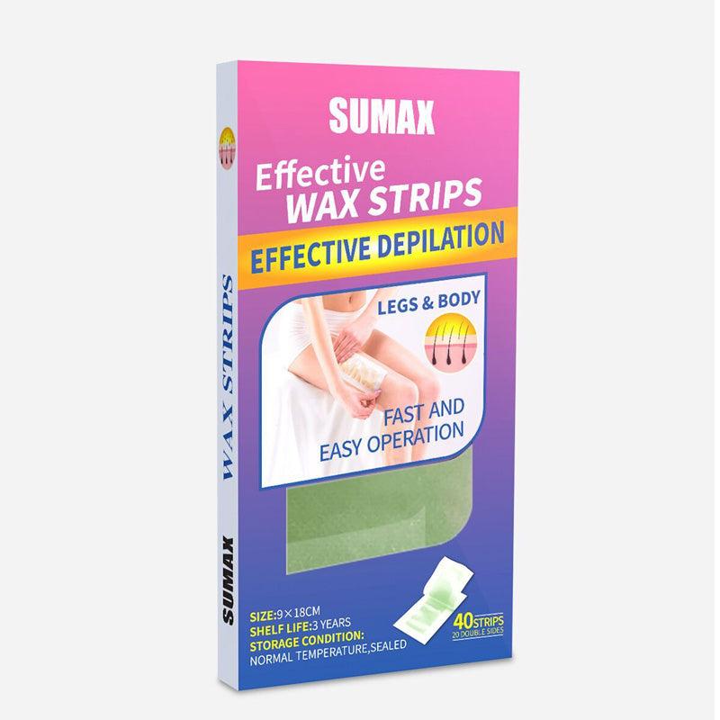40 Hair Wax Removal Strips - Double Sided Paper - Hair Removal Beauty Tools