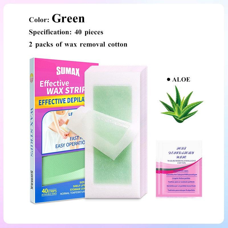 40 Hair Wax Removal Strips - Double Sided Paper - Hair Removal Beauty Tools