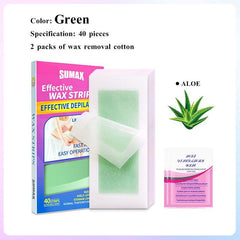 40 Hair Wax Removal Strips - Double Sided Paper - Hair Removal Beauty Tools