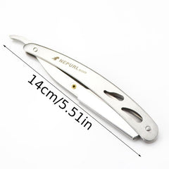 Professional Manual Straight Razor Folding Stainless Steel Facial Hair Removal