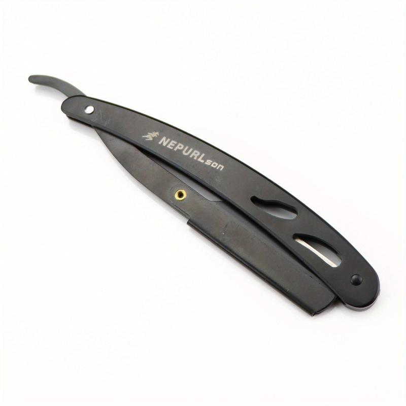 Professional Manual Straight Razor Folding Stainless Steel Facial Hair Removal